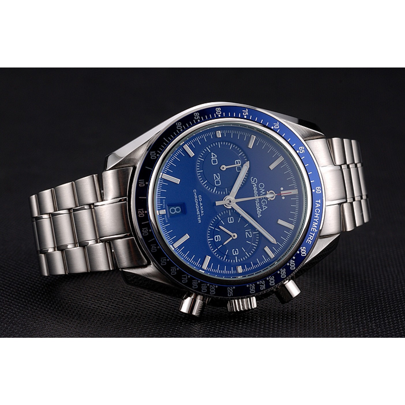 MiroTime Omega Speedmaster Blue Dial Stainless Steel Case And Bracelet 622802