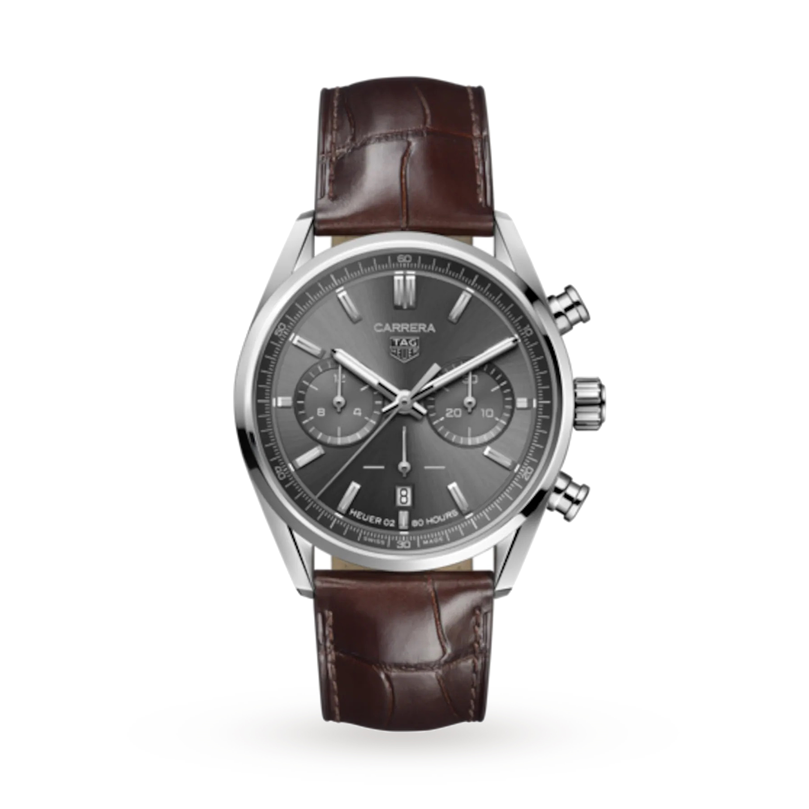 MiroTime Swiss TAG Heuer Carrera Calibre Heuer 02 Chronograph 42mm Mens Watch CBN2012.FC6483