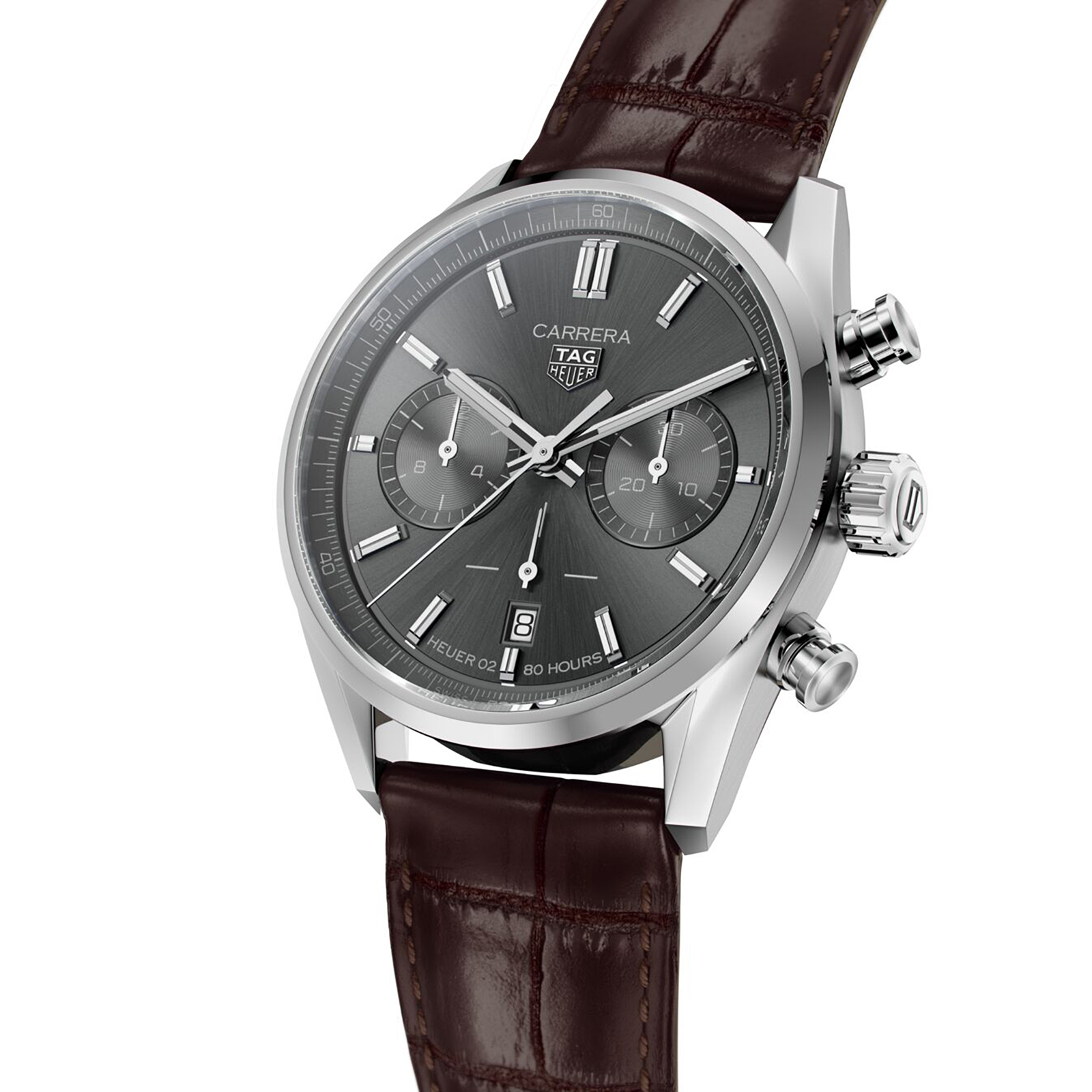 MiroTime Swiss TAG Heuer Carrera Calibre Heuer 02 Chronograph 42mm Mens Watch CBN2012.FC6483