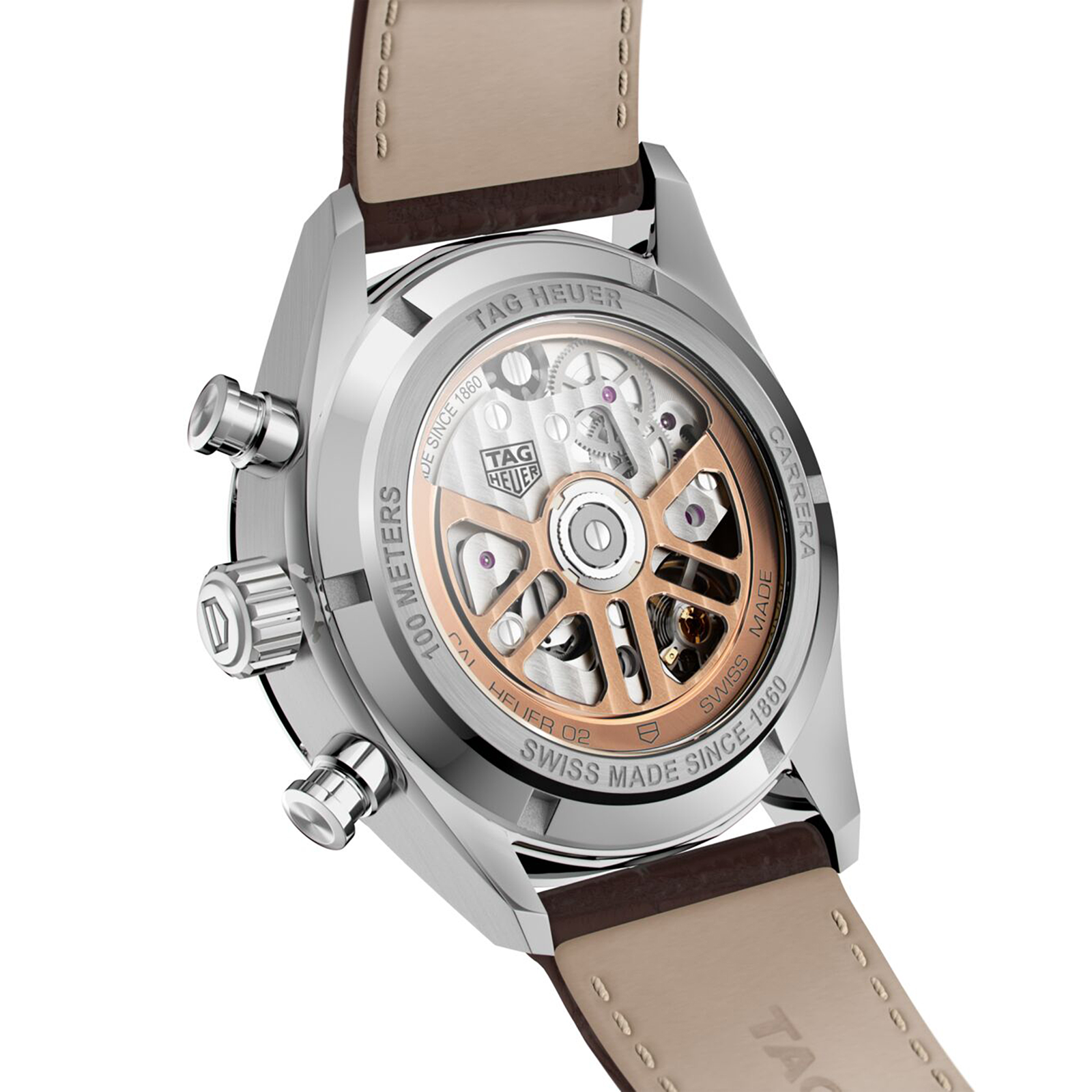 MiroTime Swiss TAG Heuer Carrera Calibre Heuer 02 Chronograph 42mm Mens Watch CBN2012.FC6483