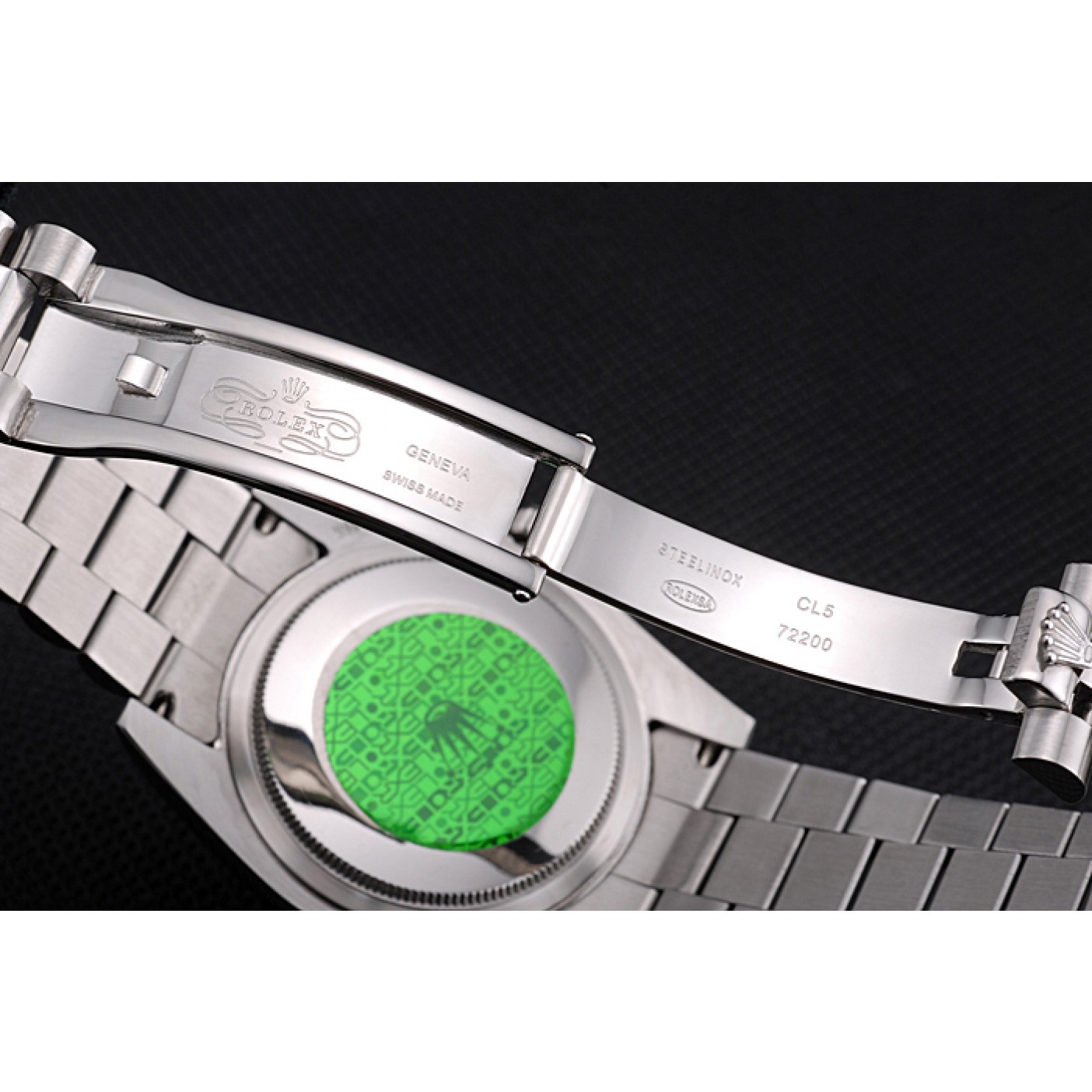 MiroTime Rolex Day-Date Polished Stainless Steel Silver Dial
