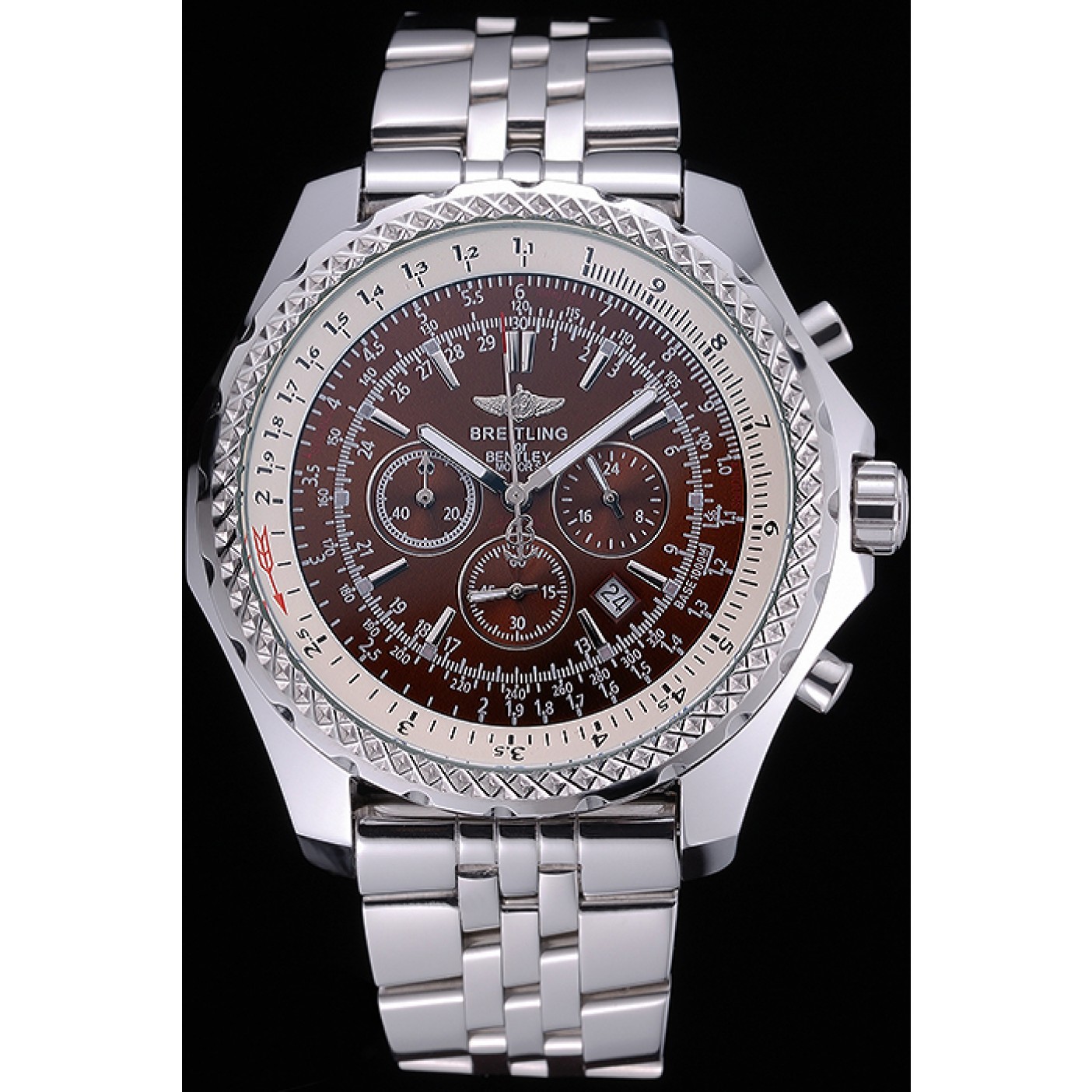 MiroTime Breitling Bentley Motors T Bronze Dial Stainelss Steel Bracelet 622519