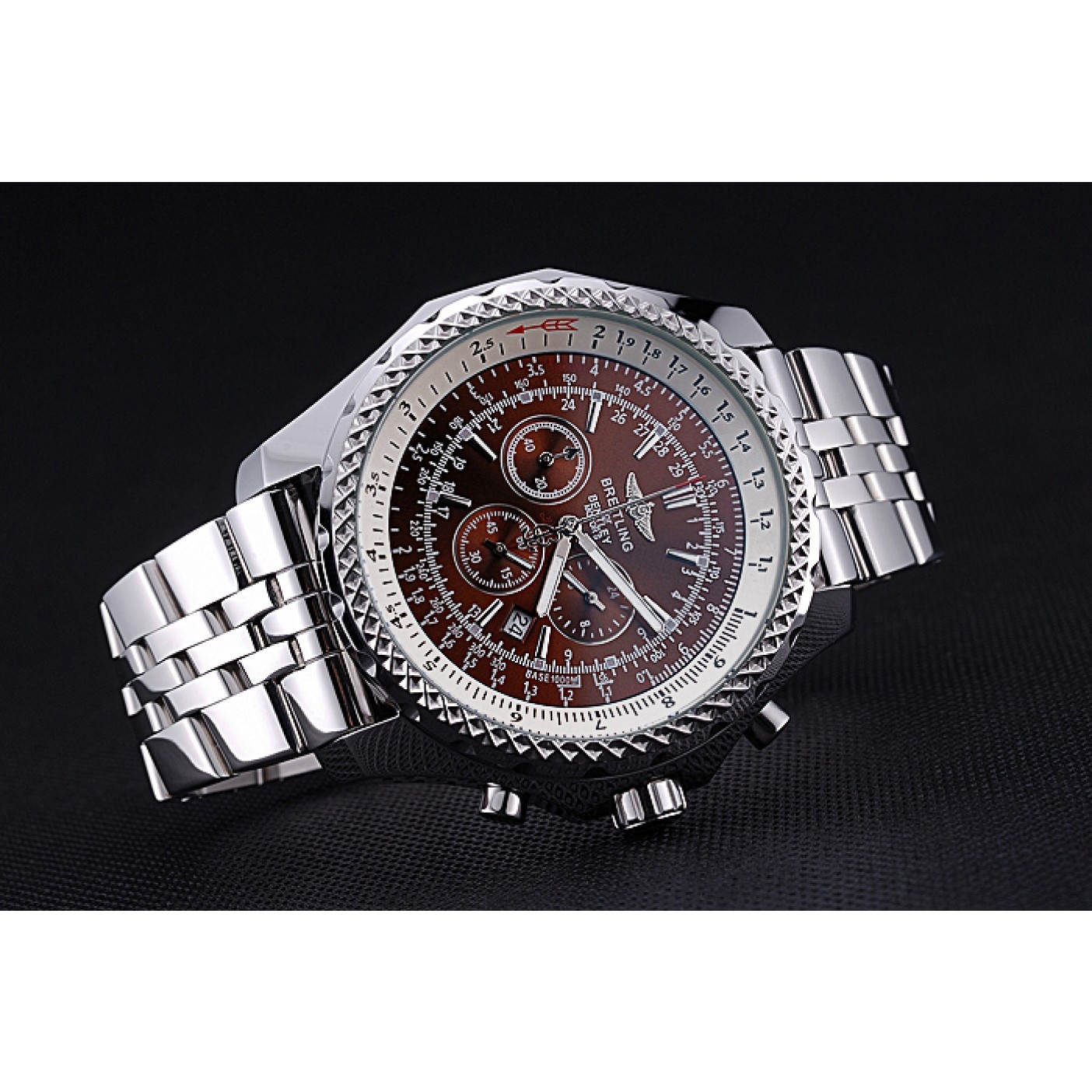 MiroTime Breitling Bentley Motors T Bronze Dial Stainelss Steel Bracelet 622519