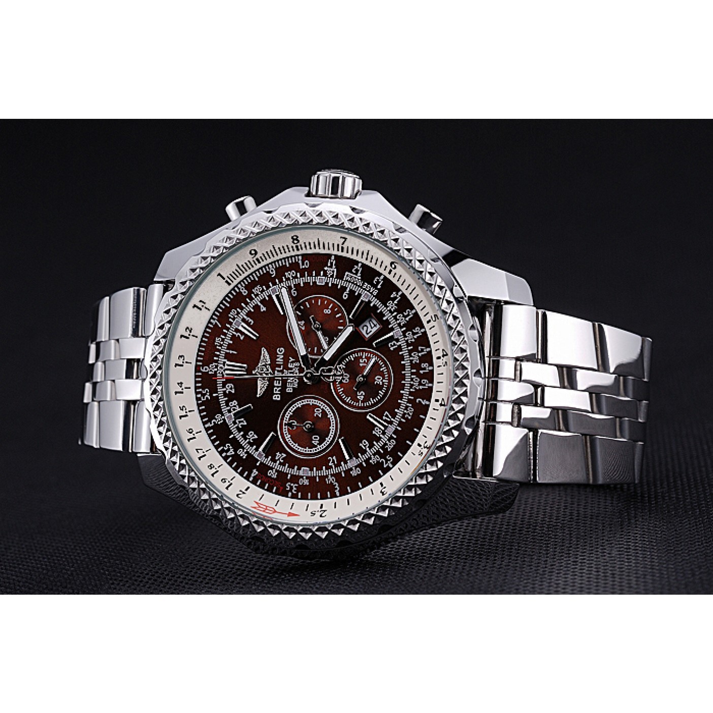 MiroTime Breitling Bentley Motors T Bronze Dial Stainelss Steel Bracelet 622519