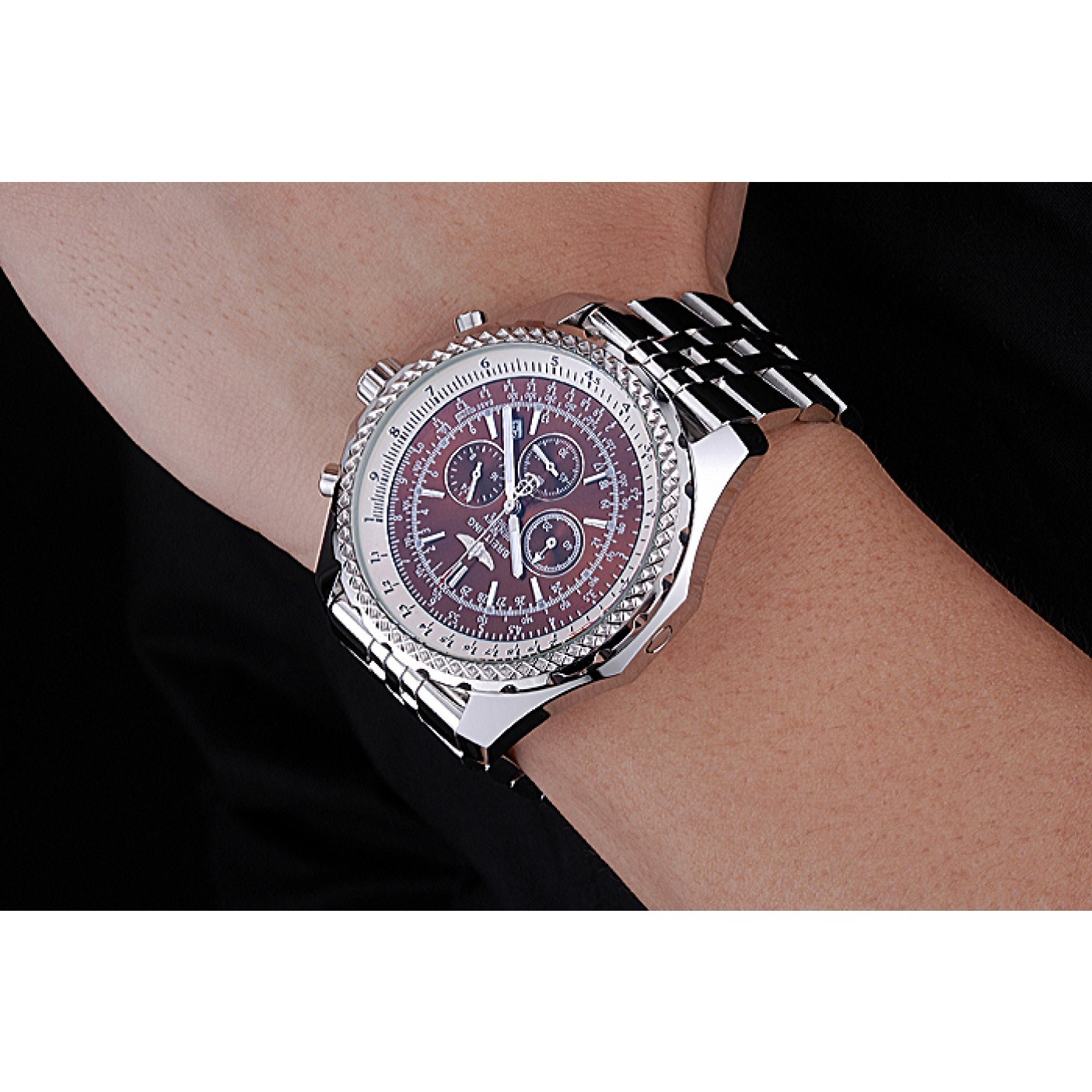 MiroTime Breitling Bentley Motors T Bronze Dial Stainelss Steel Bracelet 622519