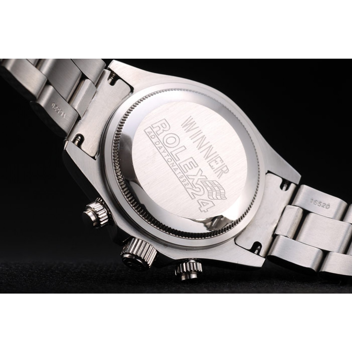 MiroTime Rolex Daytona Lady Stainless Steel Case Black Dial Tachymeter