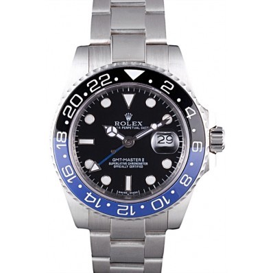 MiroTime Rolex GMT Master II Oyster Collection Brushed Stainless Steel Band 621492