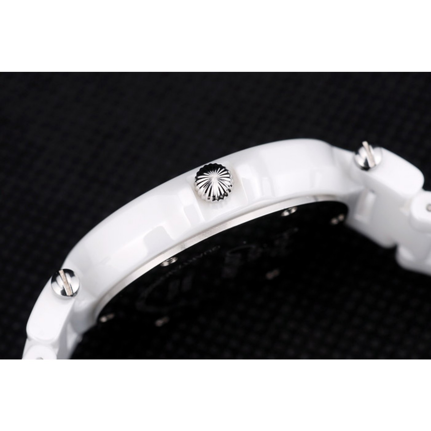 MiroTime Cartier Pasha 39mm Silver Dial White Ceramic Case