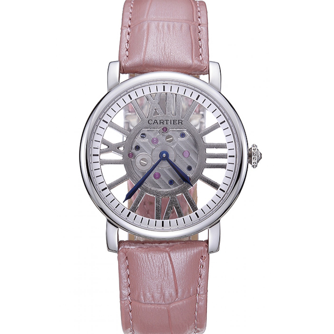 MiroTime Cartier Rotonde Skeleton Flying Tourbillon Light Pink 621970