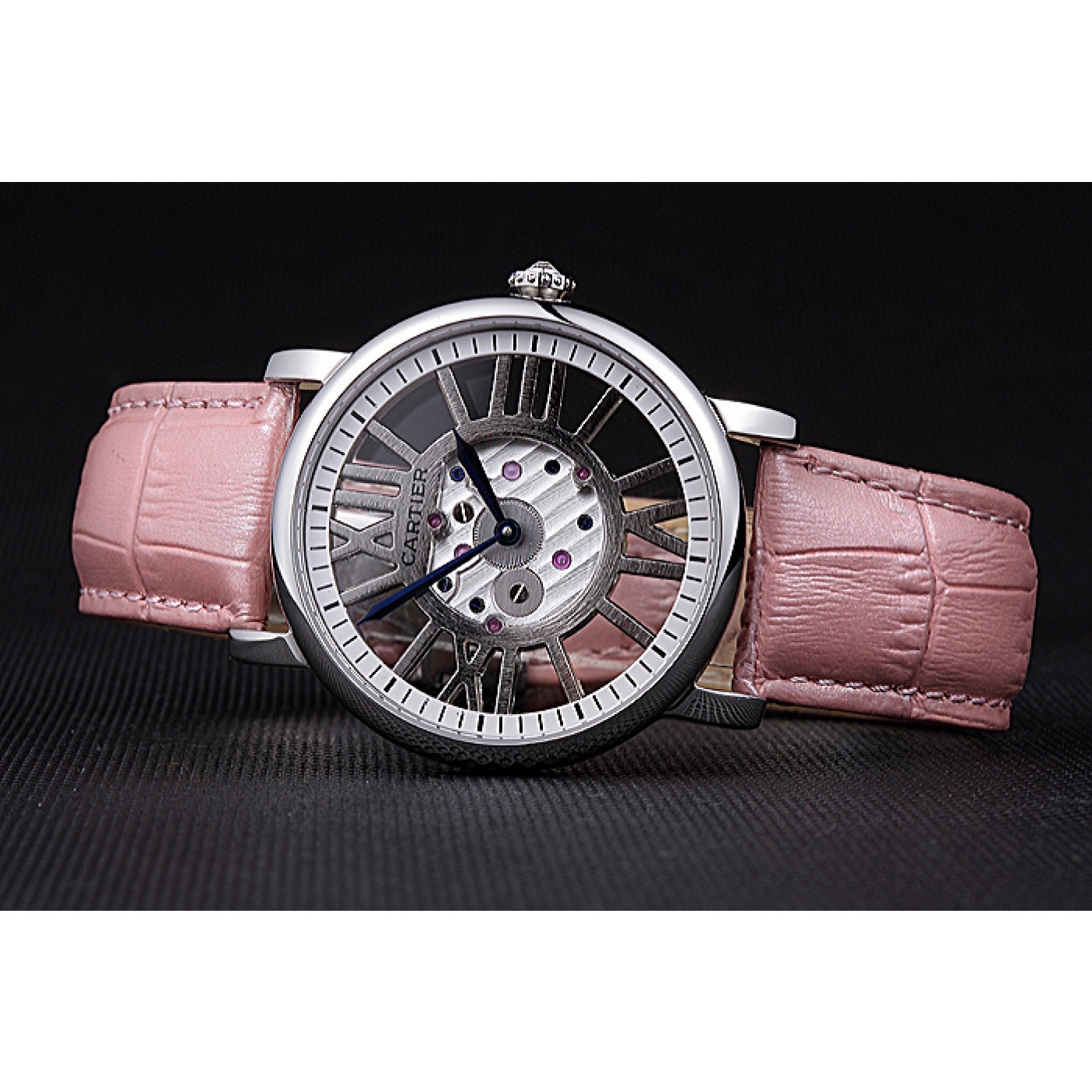 MiroTime Cartier Rotonde Skeleton Flying Tourbillon Light Pink 621970