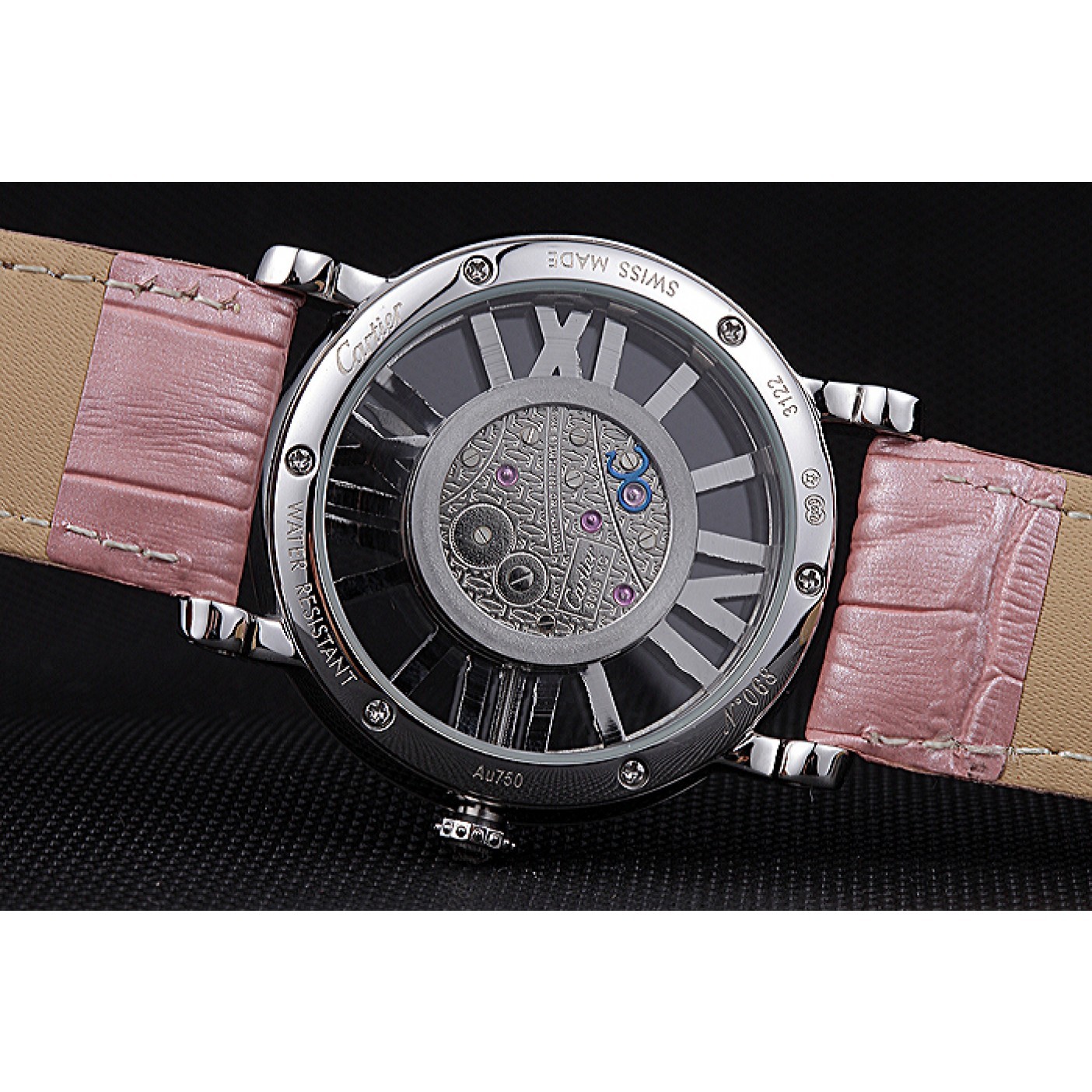MiroTime Cartier Rotonde Skeleton Flying Tourbillon Light Pink 621970