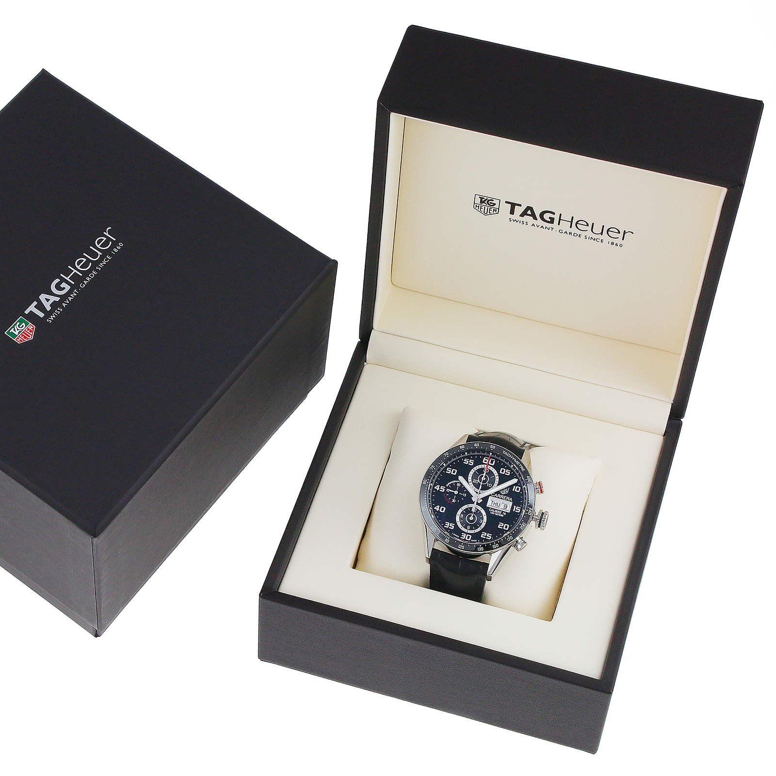 MiroTime Swiss TAG Heuer Carrera Calibre 16 43mm Mens Watch CV2A1R.FC6235