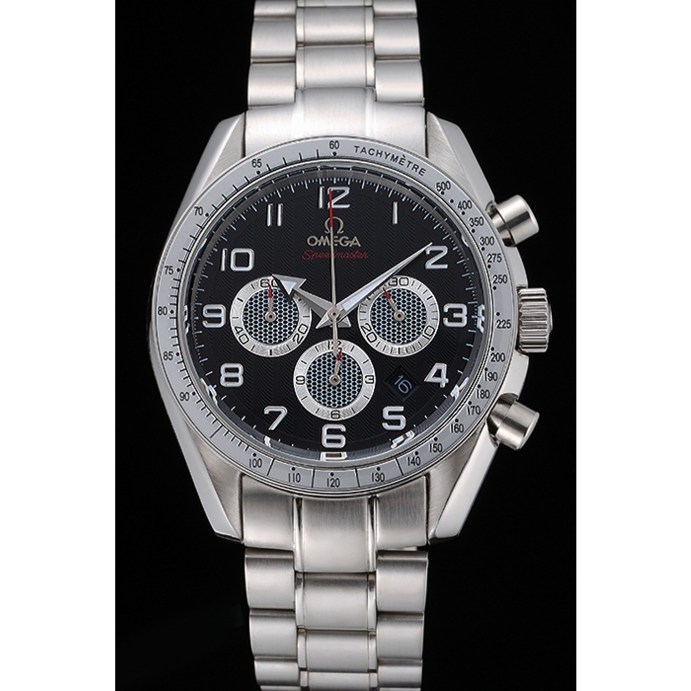 MiroTime Omega Speedmaster Limited Edition 1957 Black Dial Stainless Steel Bracelet 622523