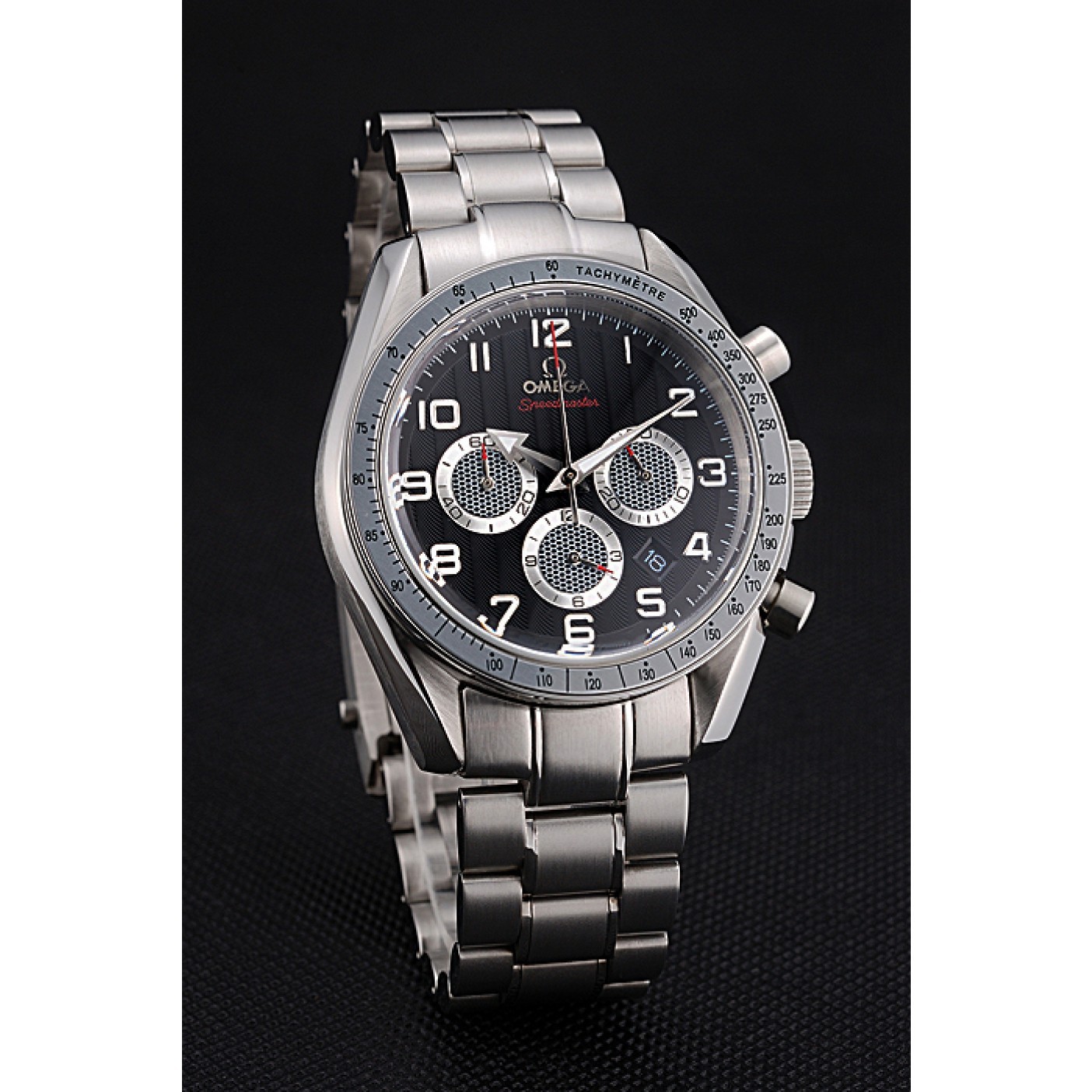MiroTime Omega Speedmaster Limited Edition 1957 Black Dial Stainless Steel Bracelet 622523