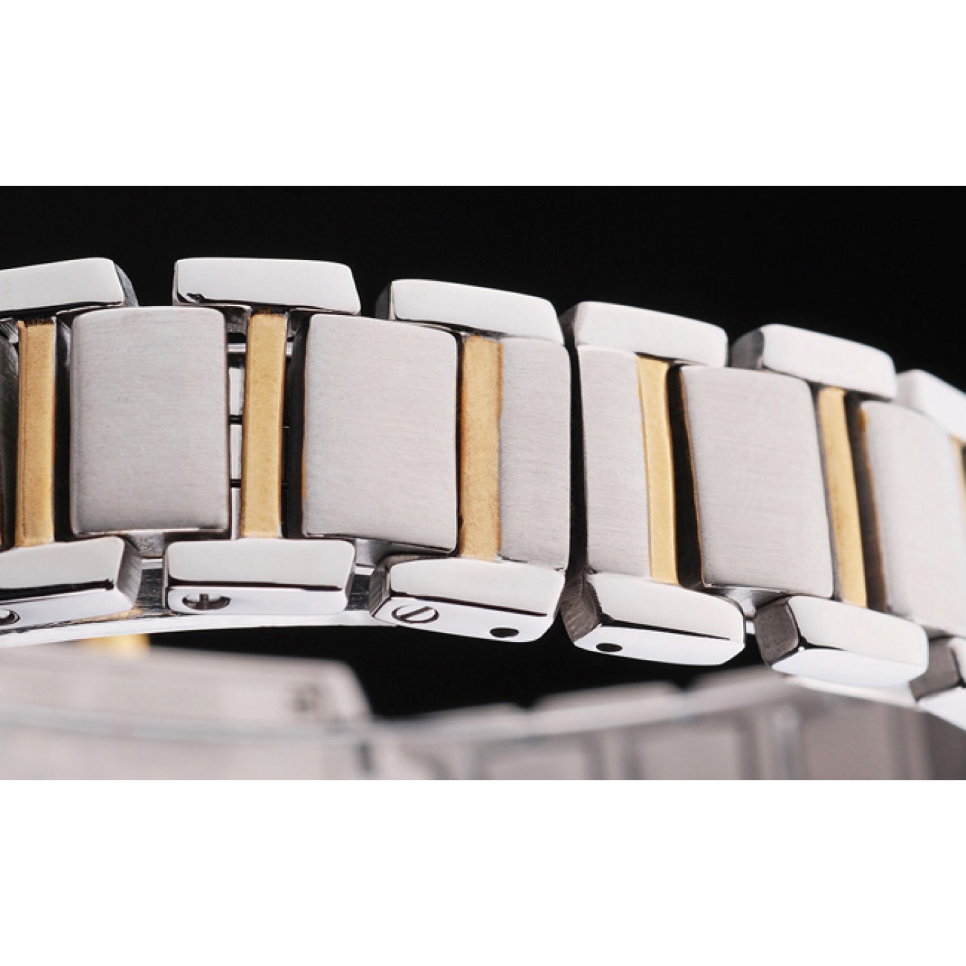 MiroTime Cartier Tank Francaise 22mm White Dial Stainless Steel Case Two Tone Bracelet