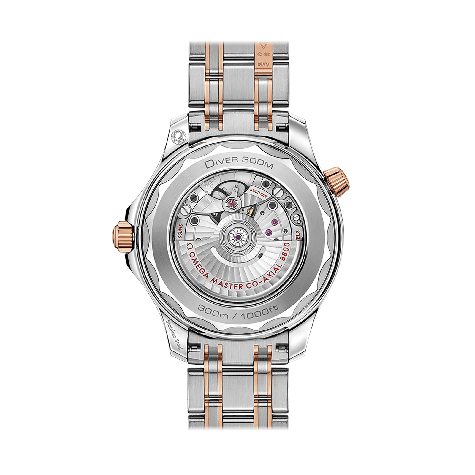 MiroTime Swiss Omega Seamaster Diver 300m Co-Axial 42mm Mens Watch O21020422001001