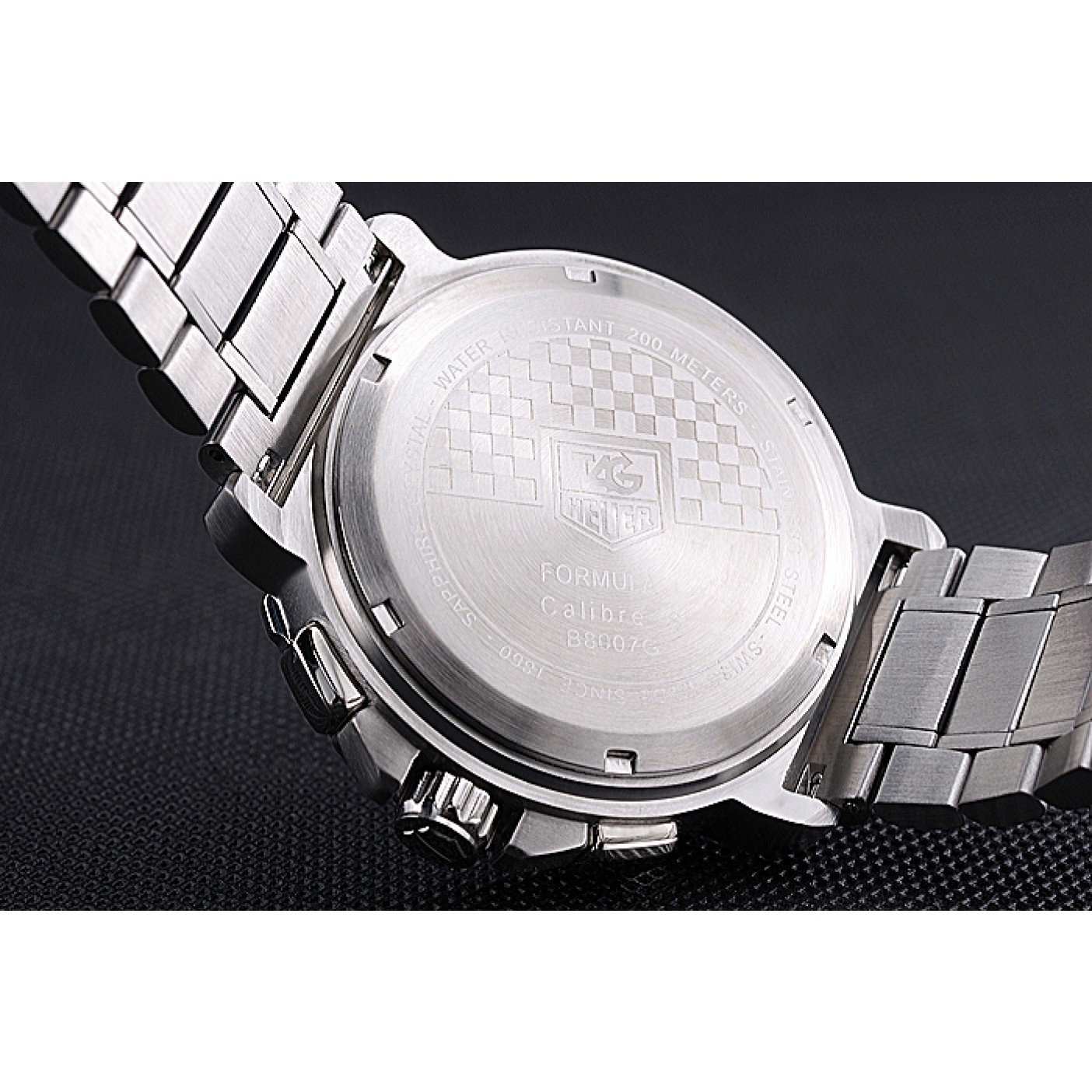 MiroTime Tag Heuer Formula 1 Calibre 16 Chronograph Black Dial Two Tone Stainless Steel Band 622413