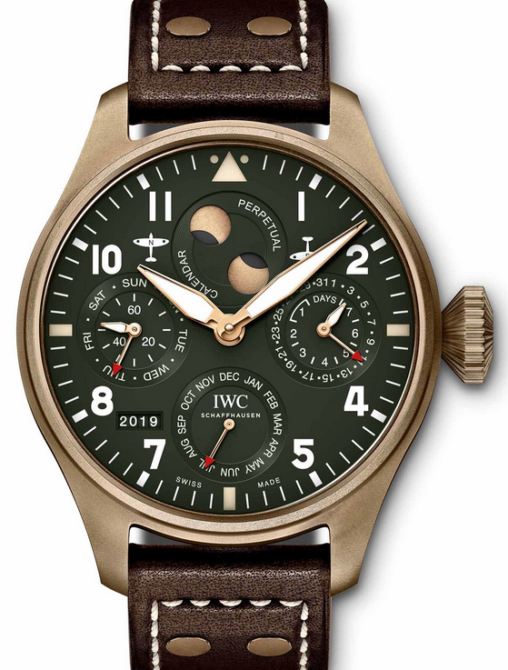 MiroTime AAA Replica IWC Big Pilot&#039;s Perpetual Calendar Spitfire Watch IW503601