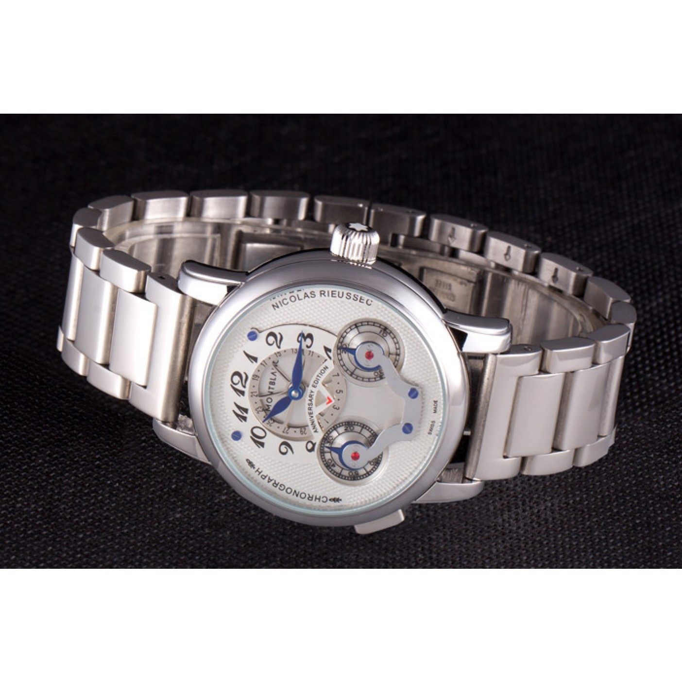 MiroTime Montblanc Nicolas Rieussec Anniversary Edition Stainless Steel Bracelet 621629