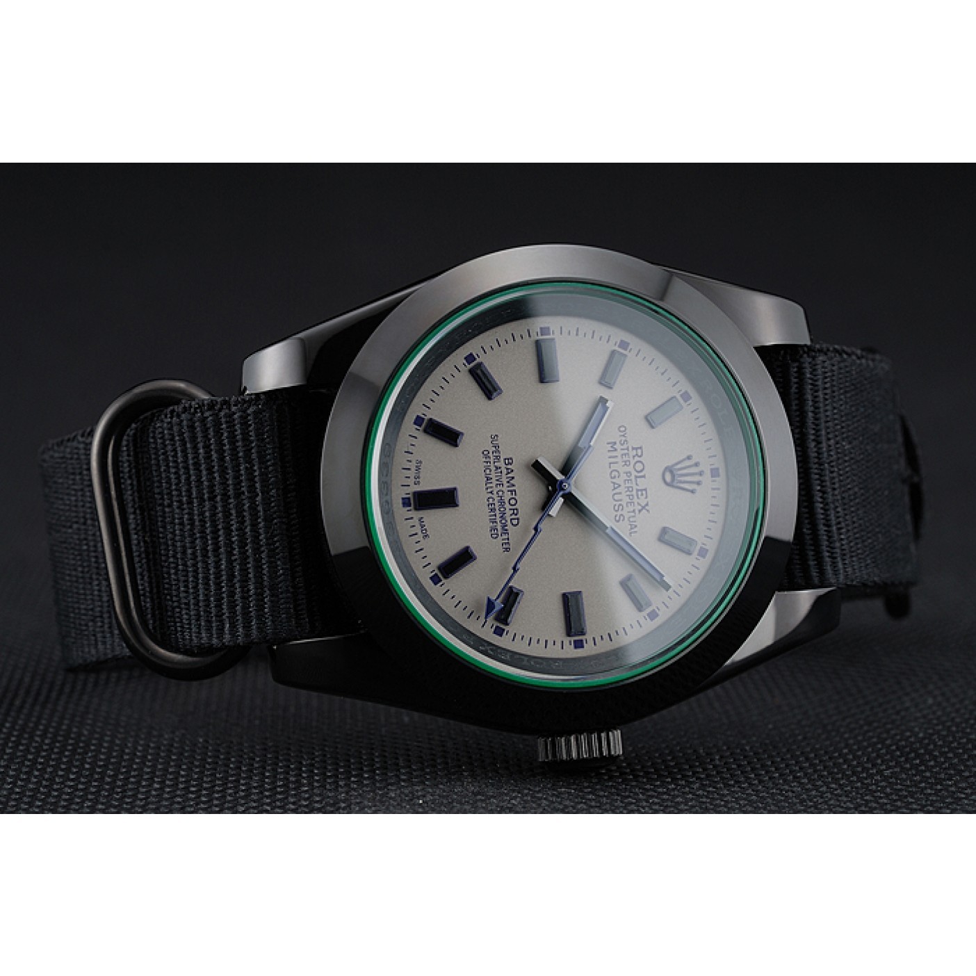 MiroTime Rolex Milgauss Bamford Black Nylon Strap 622000