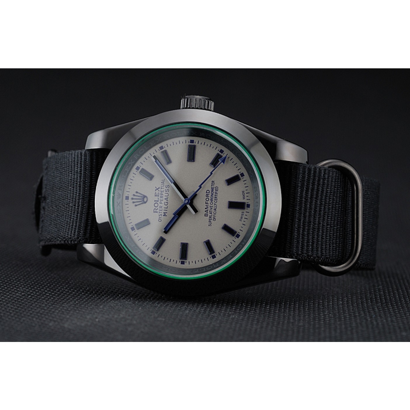 MiroTime Rolex Milgauss Bamford Black Nylon Strap 622000