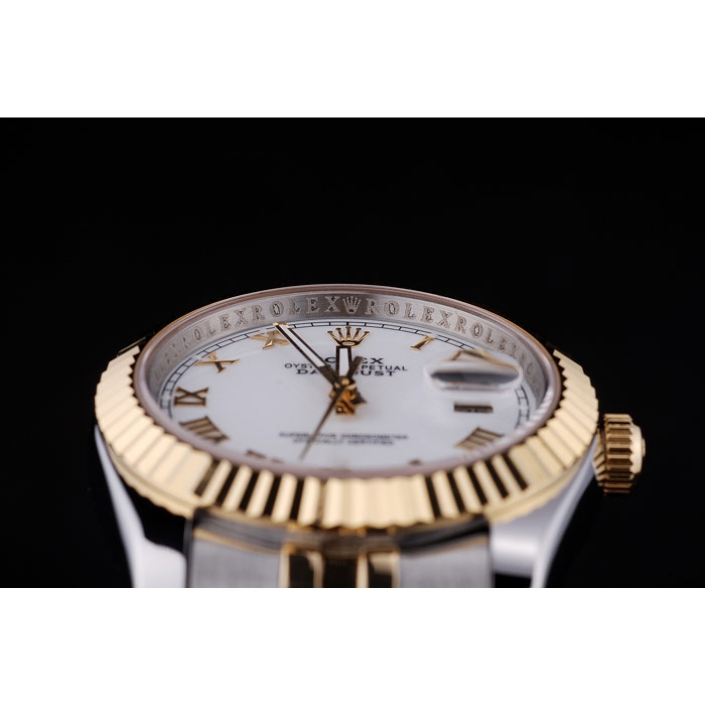 MiroTime Rolex Datejust White Dial Ribbed Bezel 7451