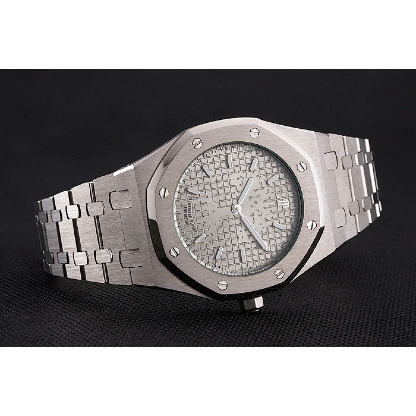 MiroTime Audemars Piguet Royal Oak Fondation Gray Dial Stainless Steel Case And Bracelet