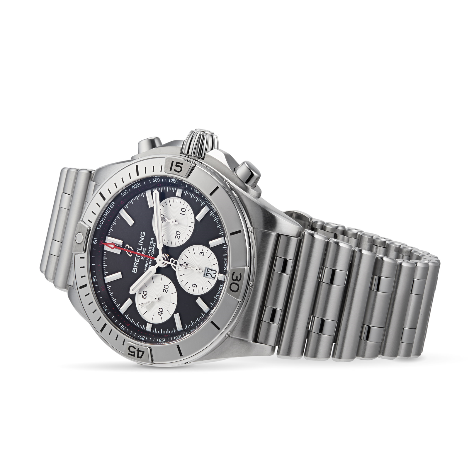 MiroTime Swiss Breitling Chronomat 42mm Mens Watch AB0134101B1A1