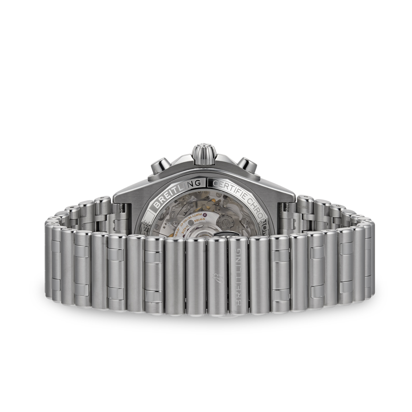 MiroTime Swiss Breitling Chronomat 42mm Mens Watch AB0134101B1A1