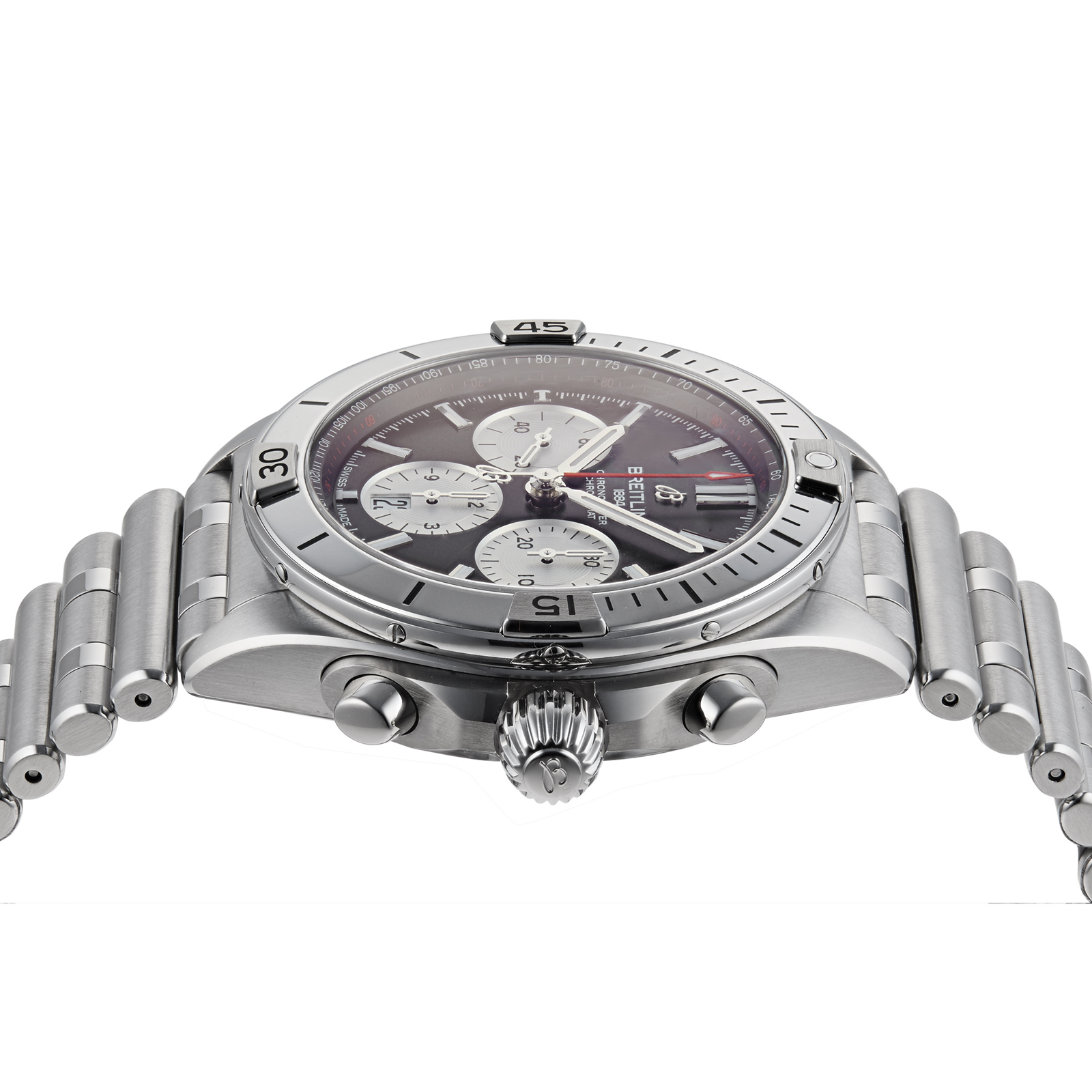 MiroTime Swiss Breitling Chronomat 42mm Mens Watch AB0134101B1A1