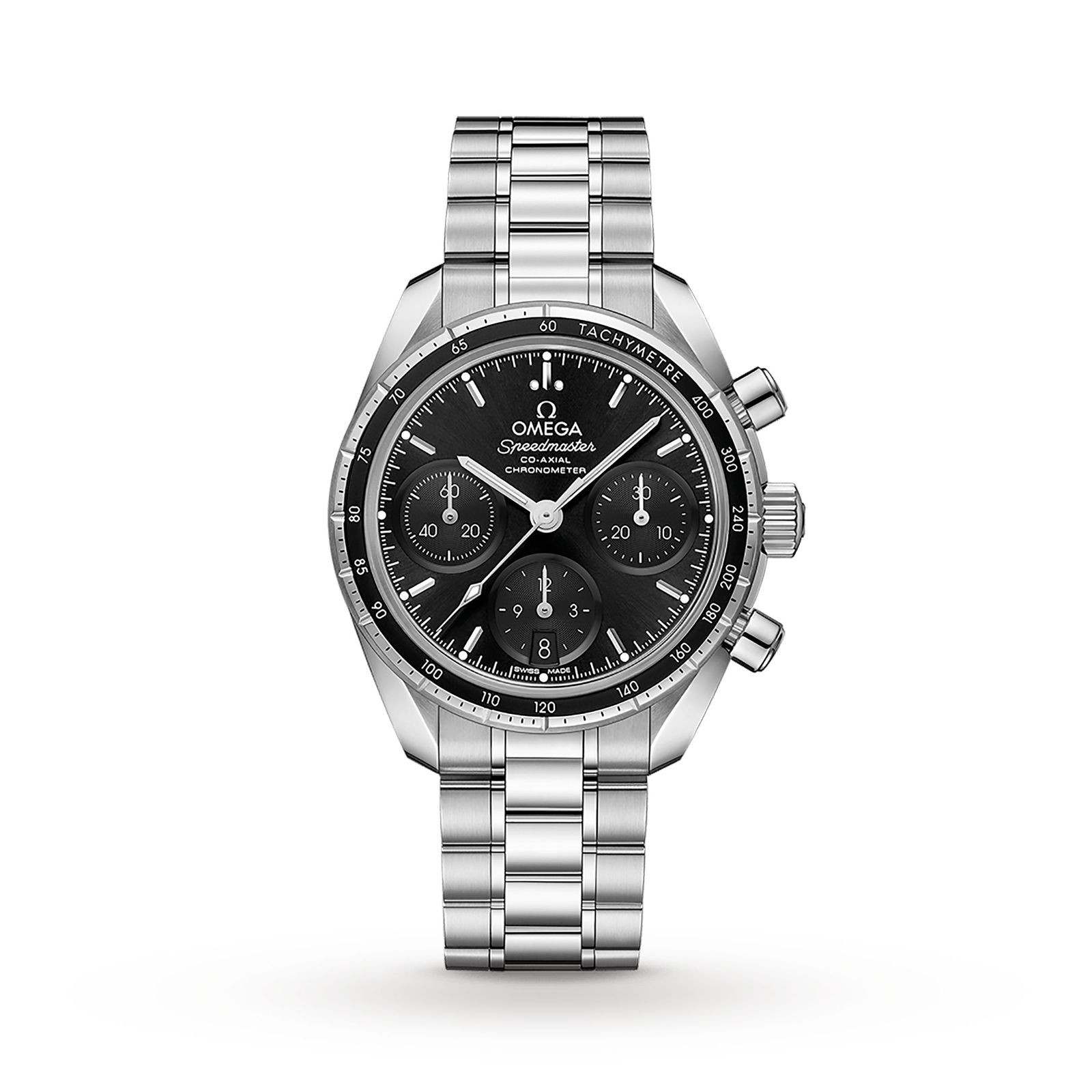 MiroTime Swiss Omega Speedmaster Co-Axial 38mm Moonwatch Mens Watch O32430385001001