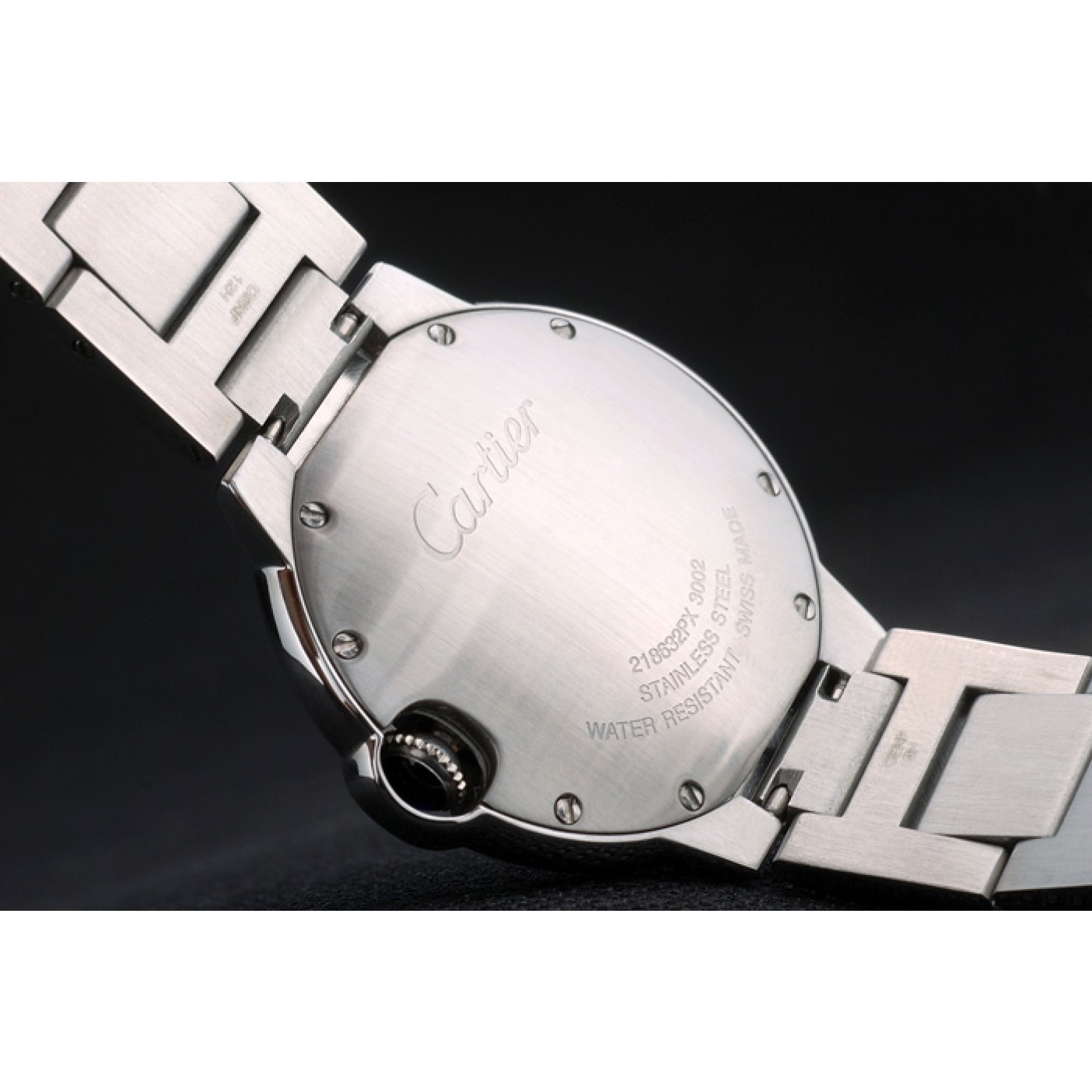 MiroTime Cartier Ballon Bleu 38mm White Dial Stainless Steel Case Two Tone Silver Bracelet