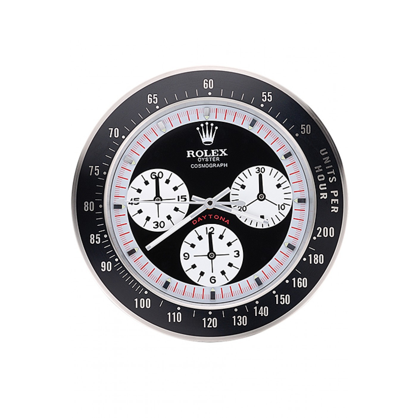 MiroTime Rolex Daytona Cosmograph Wall Clock Black-Red 622480