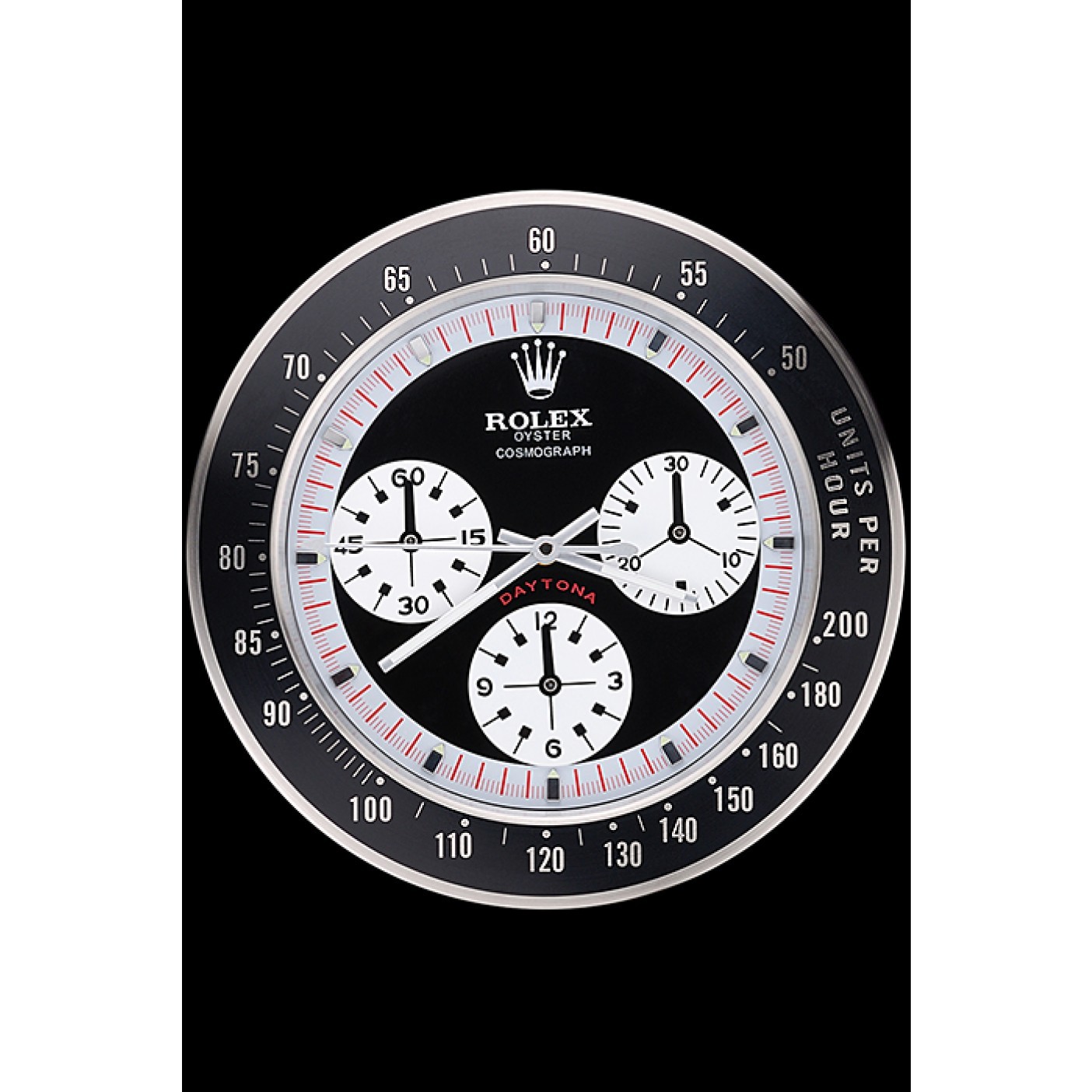 MiroTime Rolex Daytona Cosmograph Wall Clock Black-Red 622480