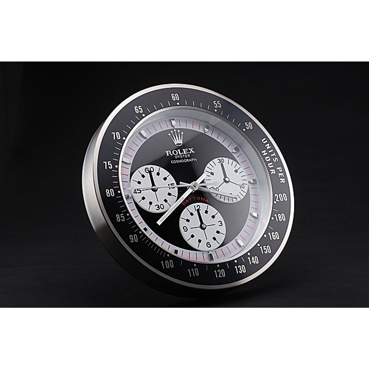 MiroTime Rolex Daytona Cosmograph Wall Clock Black-Red 622480