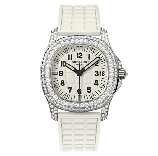 MiroTime AAA Replica Patek Philippe Aquanaut White Gold White Watch 5069G-011