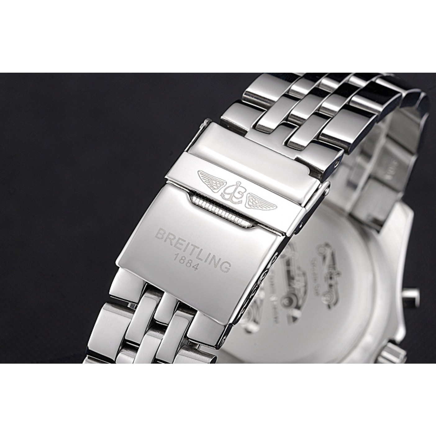 MiroTime Breitling Bentley Mulliner Tourbillon White Dial Stainless Steel Case And Bracelet 622732