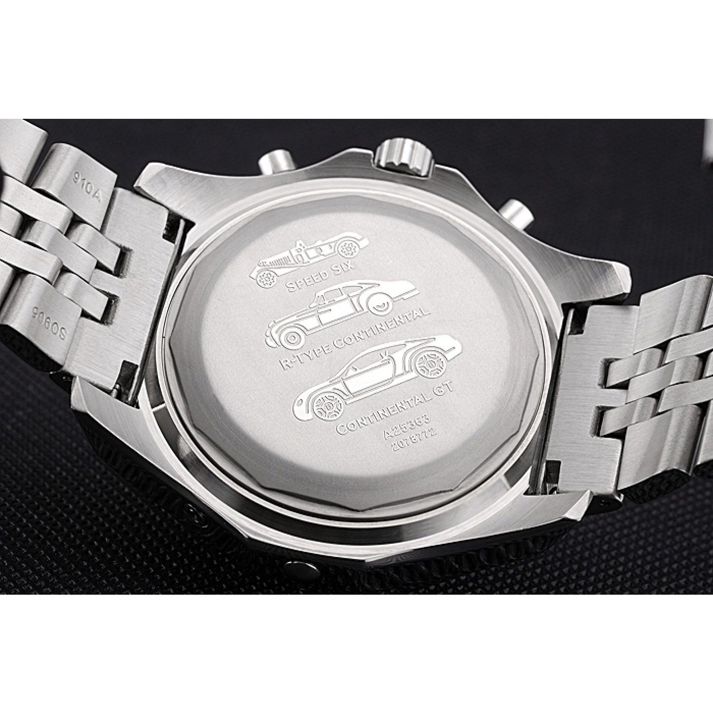 MiroTime Breitling Bentley Mulliner Tourbillon White Dial Stainless Steel Case And Bracelet 622732
