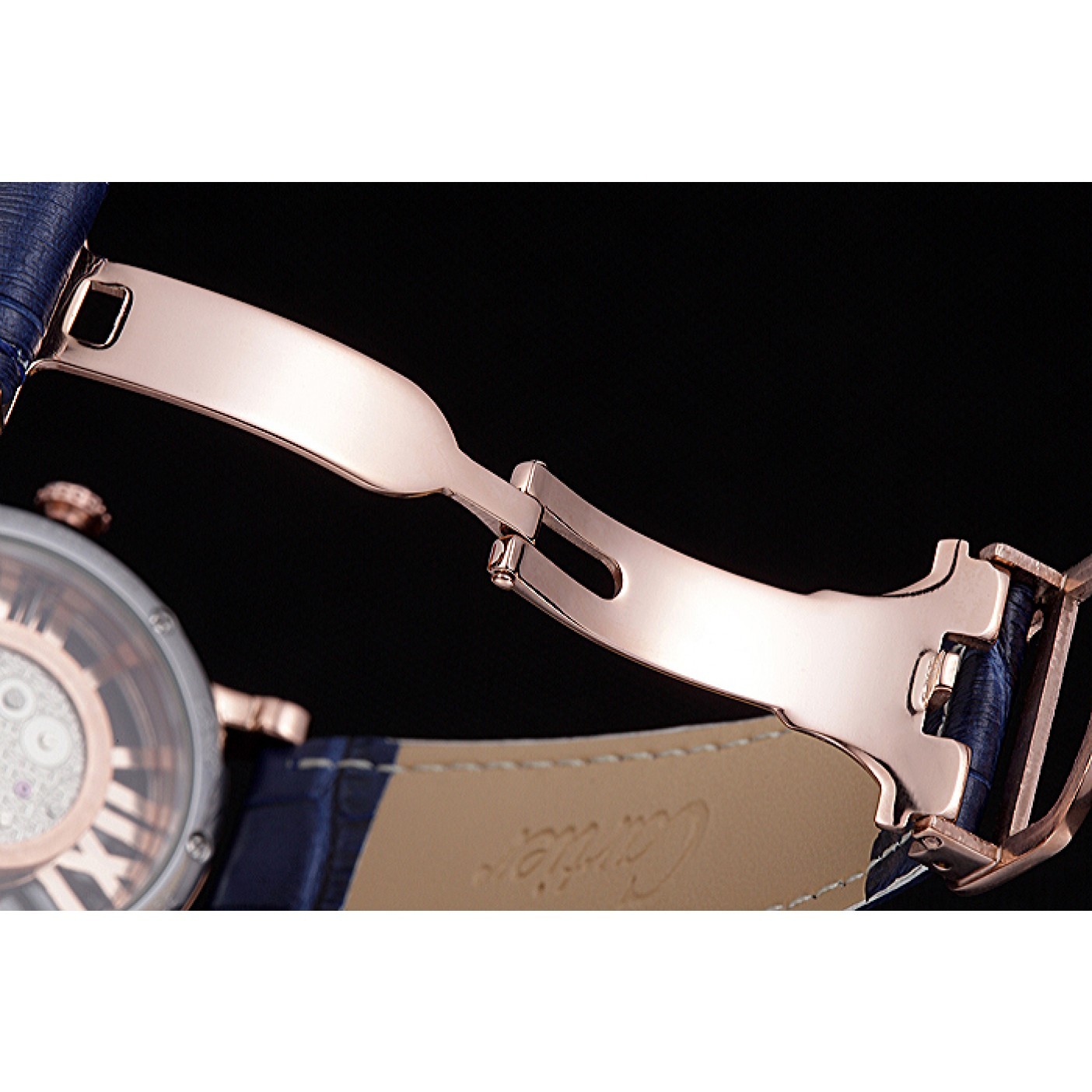 MiroTime Cartier Rotonde Skeleton Flying Tourbillon Blue 621965