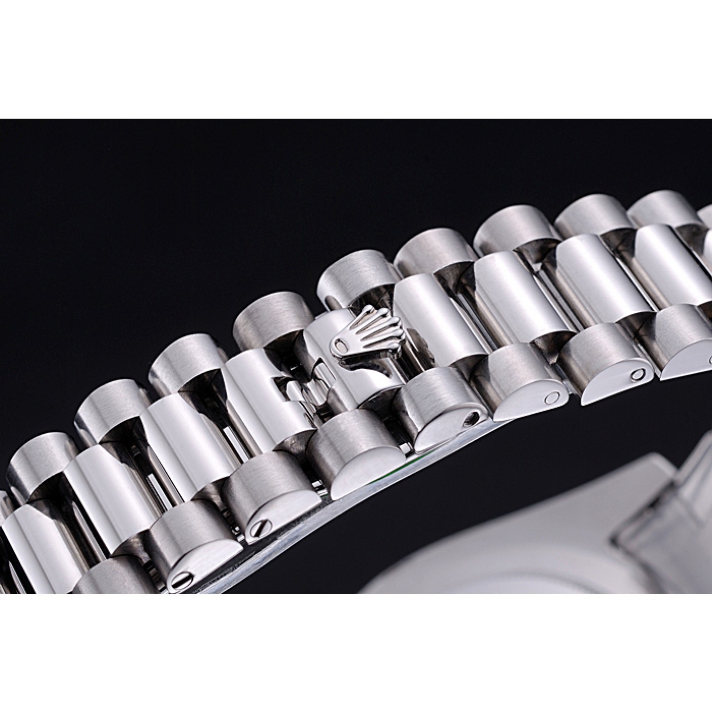 MiroTime Rolex Day-Date White Dial Stainless Steel Bracelet 622547