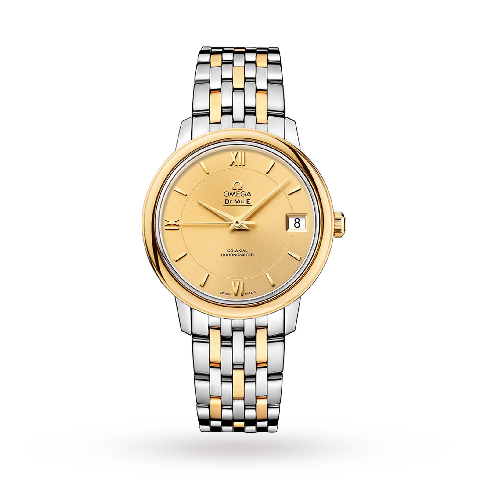 MiroTime Swiss Omega De Ville Prestige Co-Axial 32.7mm Ladies Watch O42420332008001