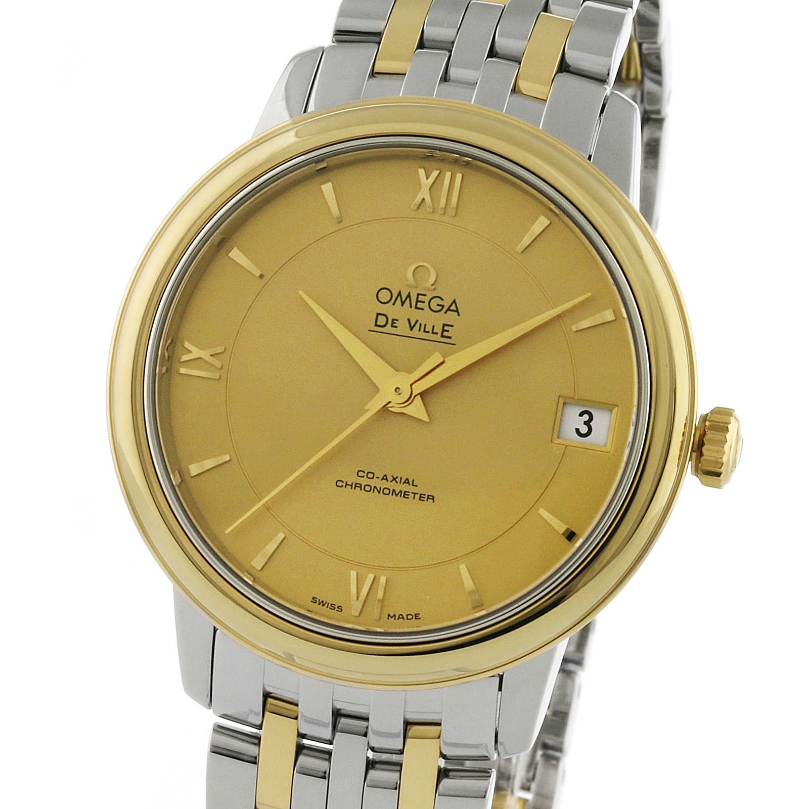 MiroTime Swiss Omega De Ville Prestige Co-Axial 32.7mm Ladies Watch O42420332008001