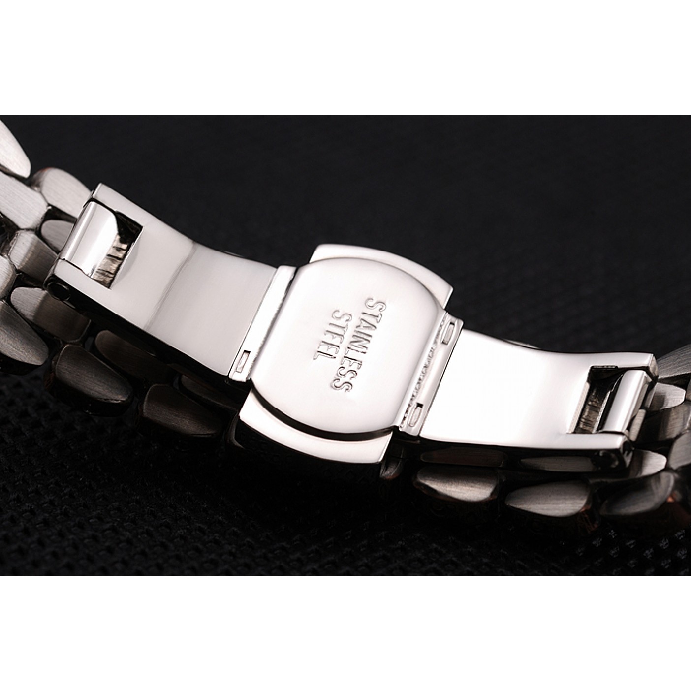 MiroTime Omega De Ville Prestige No Date White Dial With Diamonds Rose Gold Case Two Tone Bracelet