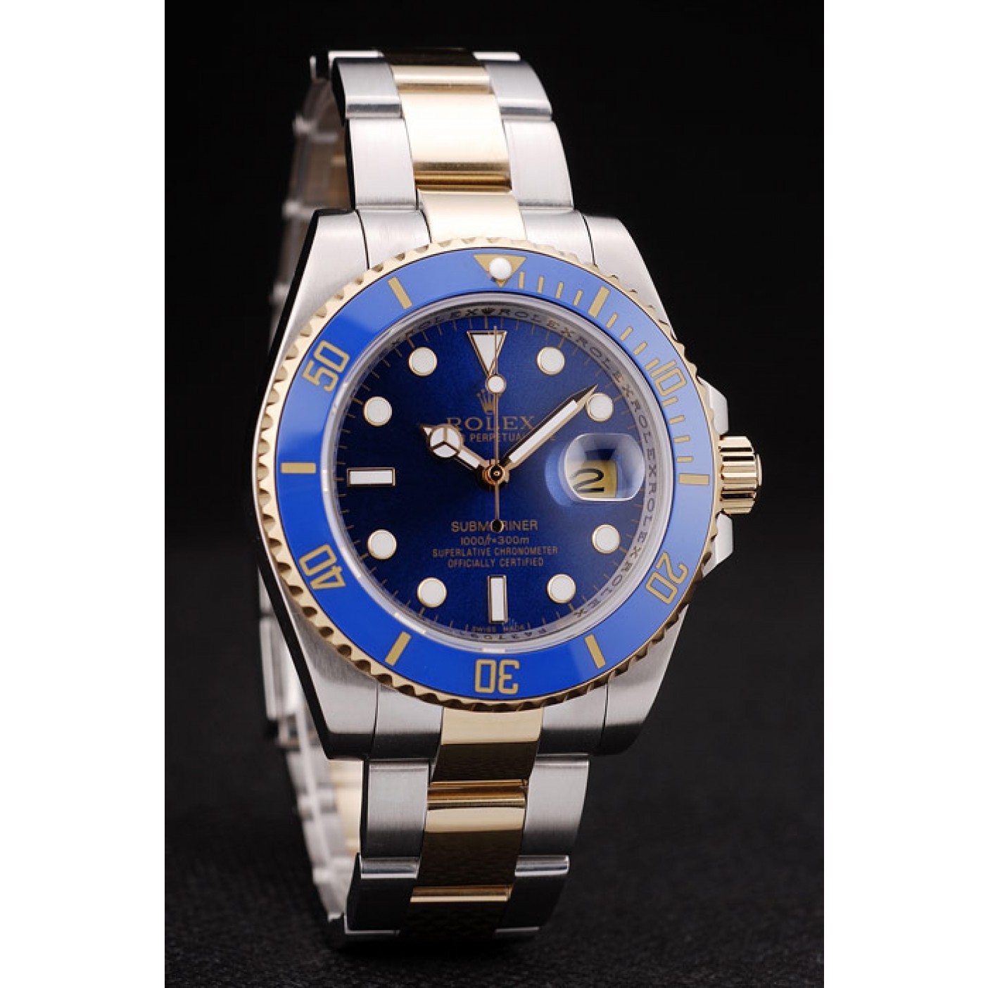 MiroTime Rolex Submariner Blue Bezel Blue Dial 98230