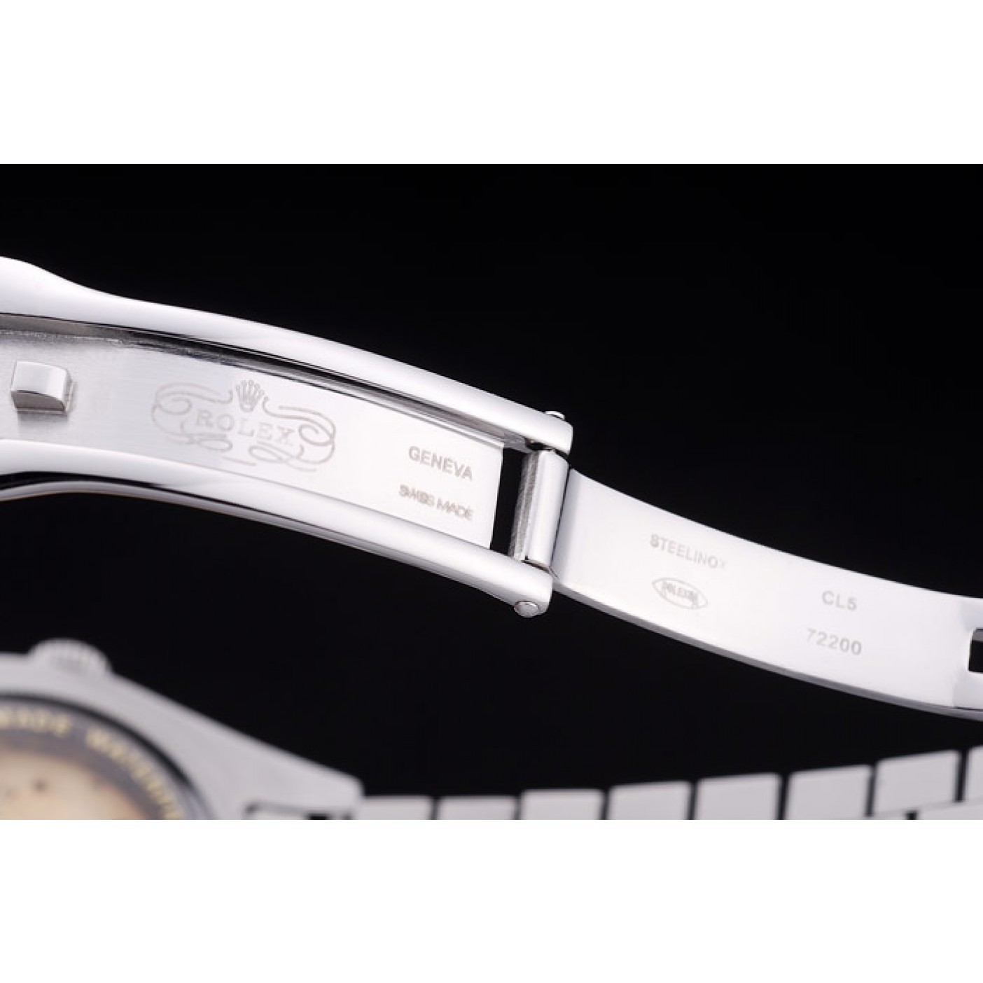 MiroTime Rolex Datejust Black Dial Diamonds Ribbed Bezel 7458