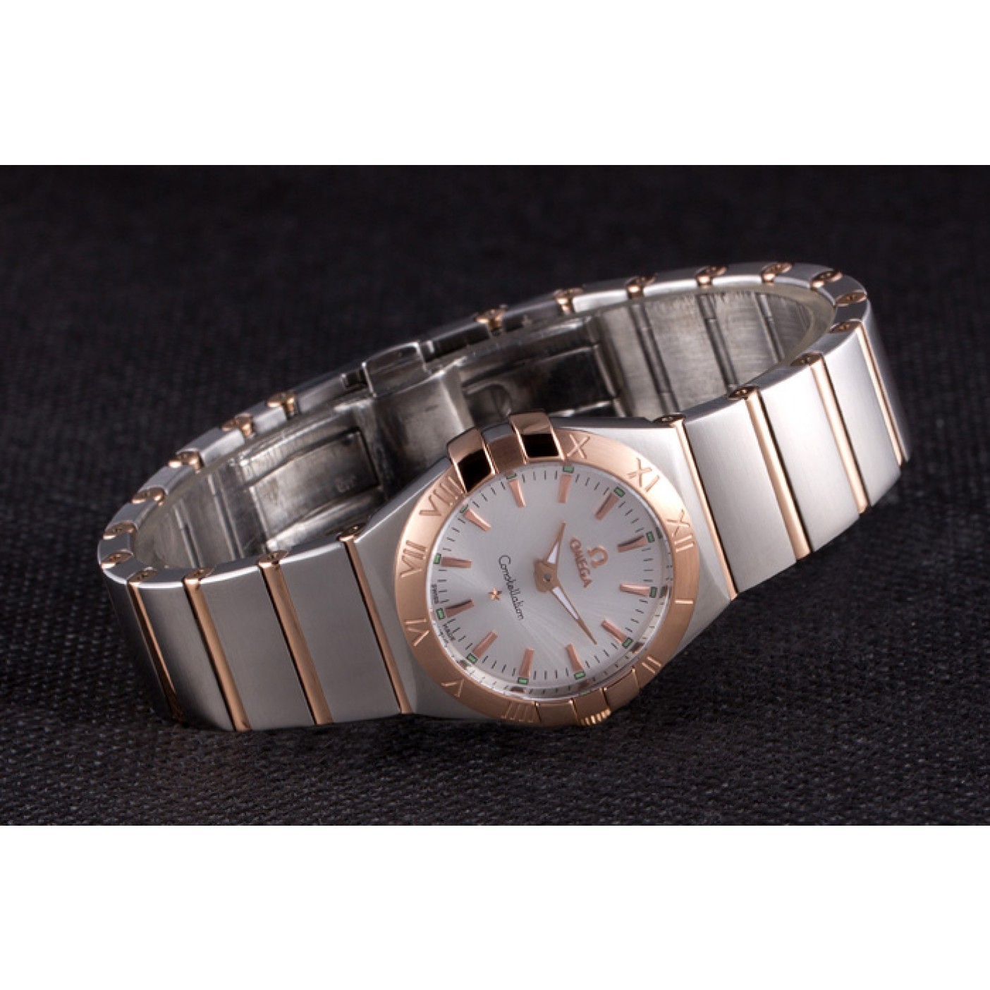 MiroTime Omega Constellation Rose Gold Bezel Two Tone Band som101 621481