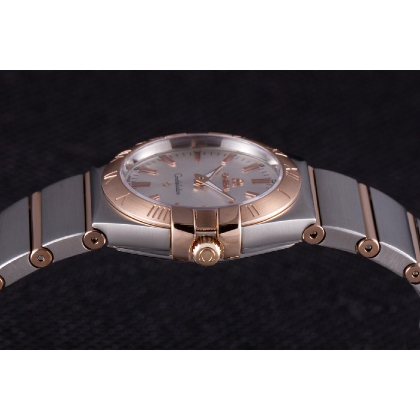 MiroTime Omega Constellation Rose Gold Bezel Two Tone Band som101 621481