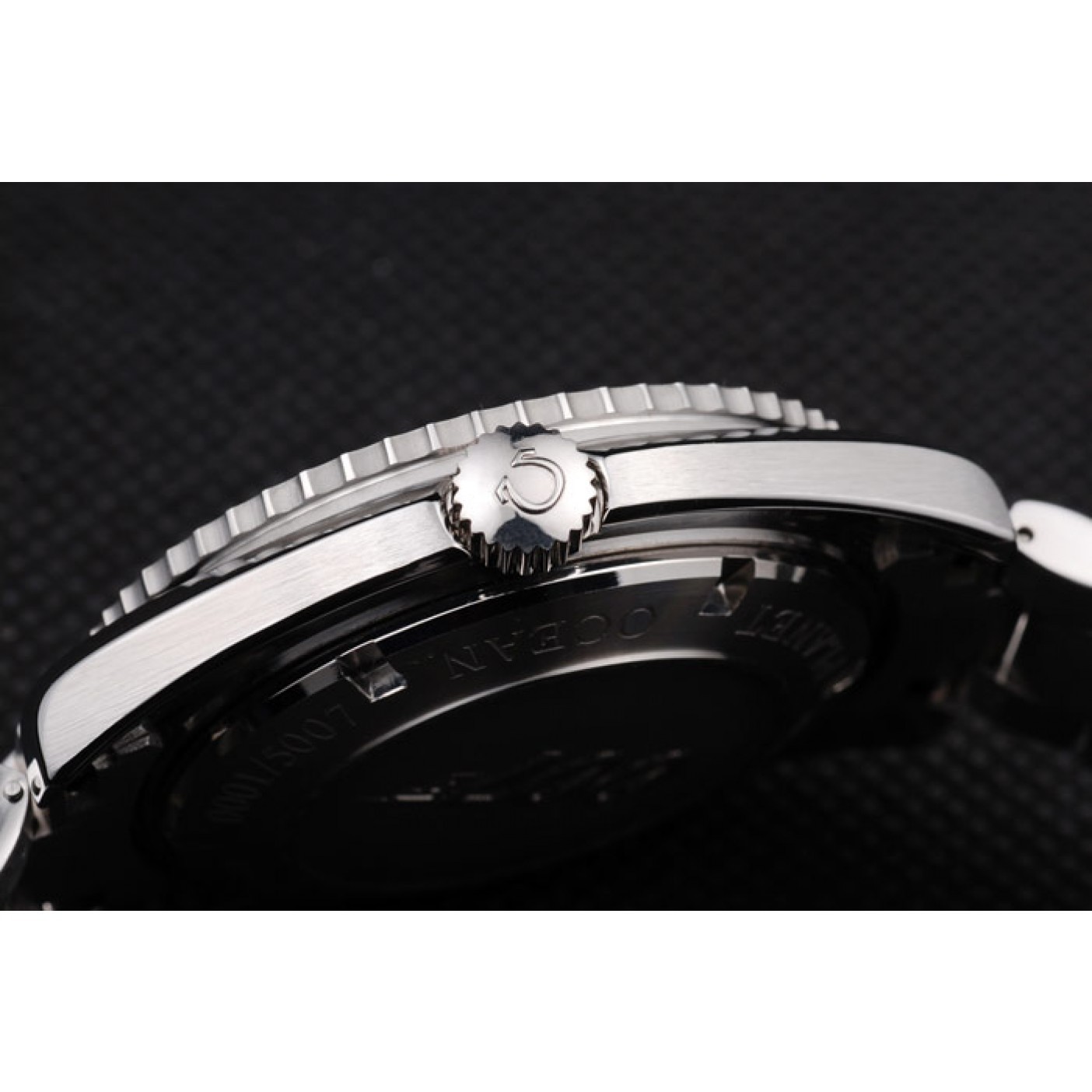 MiroTime Omega Seamaster Planet Ocean Co-axial Orange Case White Dial