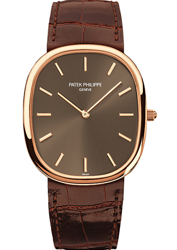 MiroTime AAA Replica Patek Philippe Golden Ellipse Mens Watch 3738 100R-001