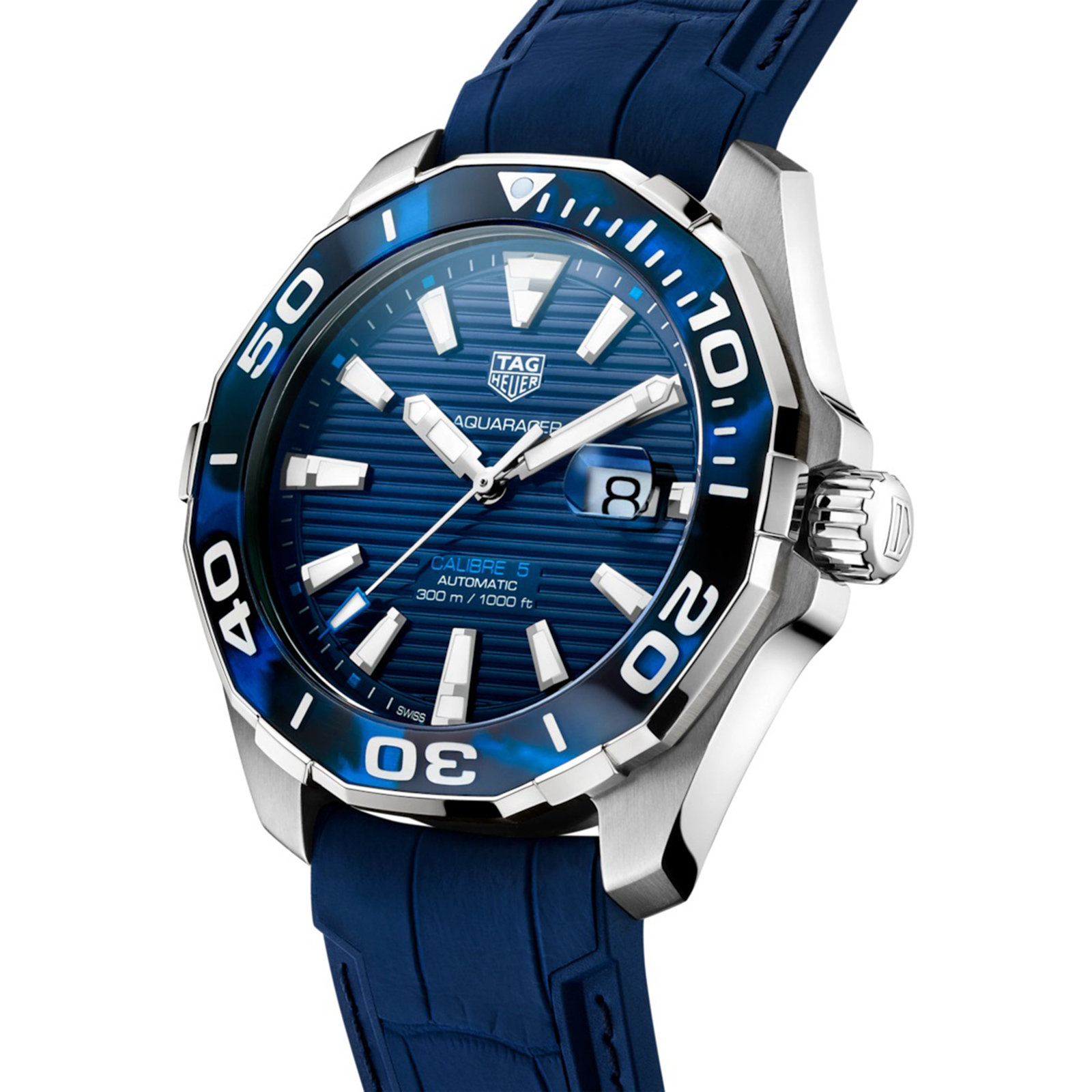 MiroTime TAG Heuer Aquaracer Calibre 5 Automatic 43mm Mens Watch WAY201P.FT6178